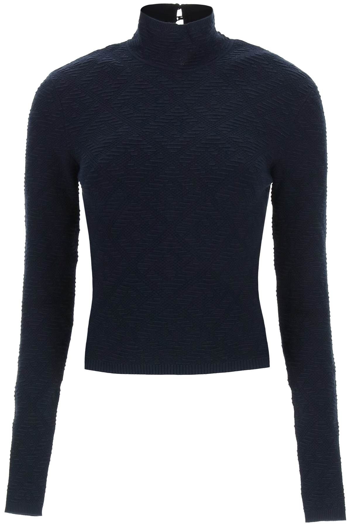 FF DIAGONAL JACQUARD SWEATER - 1