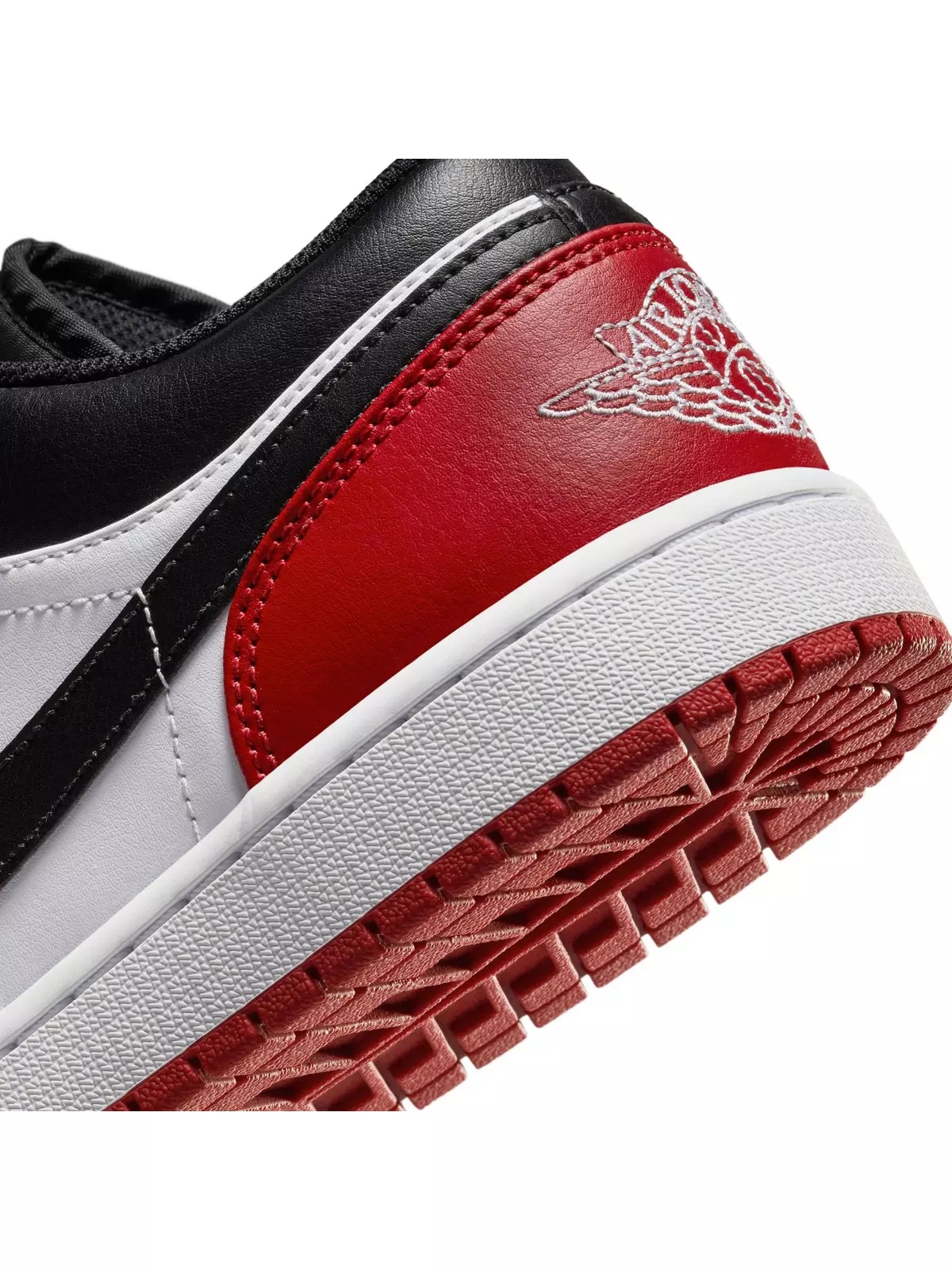 1 Low "White/Black/Varsity Red" Men's Shoe - 11