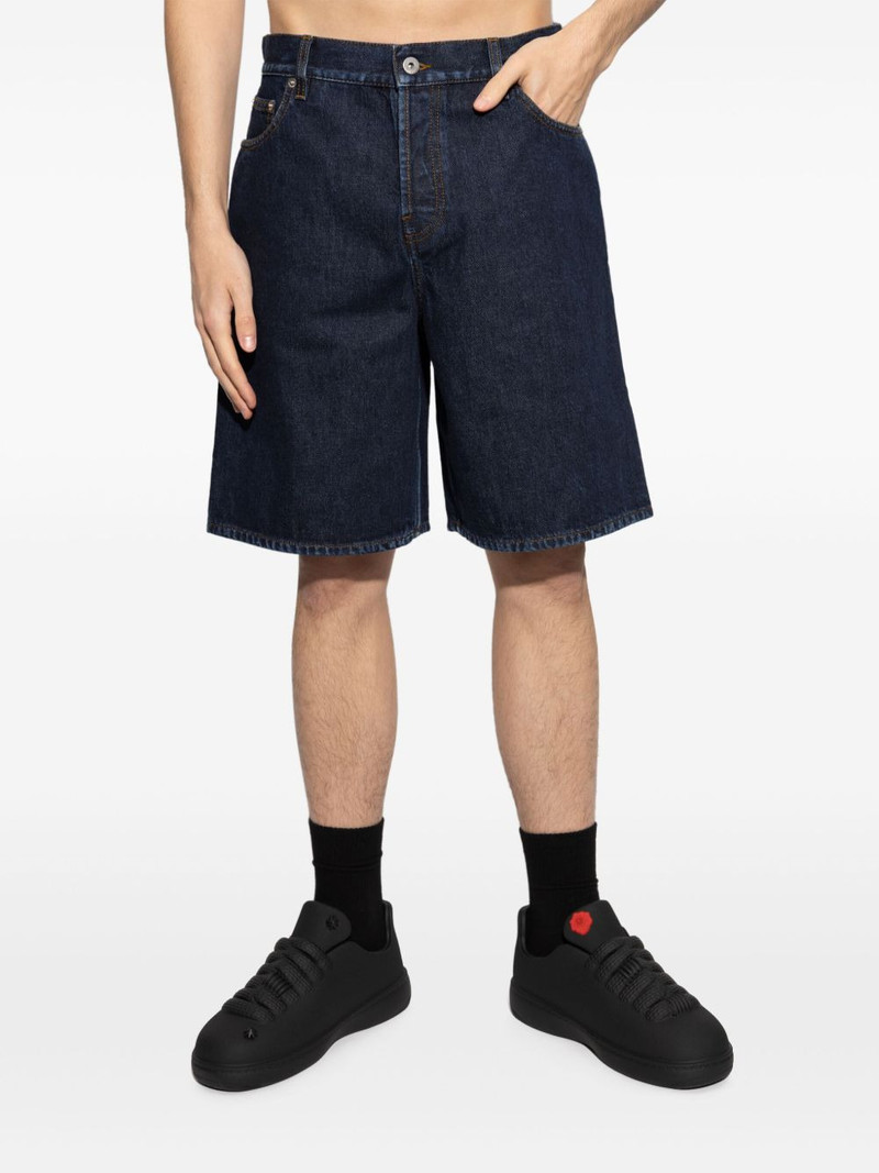 Burberry appliqué denim shorts outlook