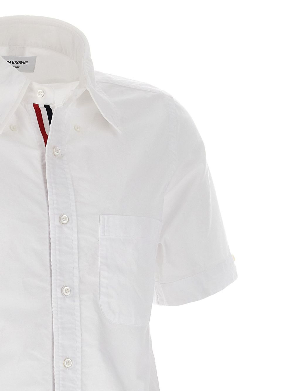 CLASSIC FIT SHORT SLEEVE SHIRT W/ RWB ARMBANDS IN OXFORD - 4