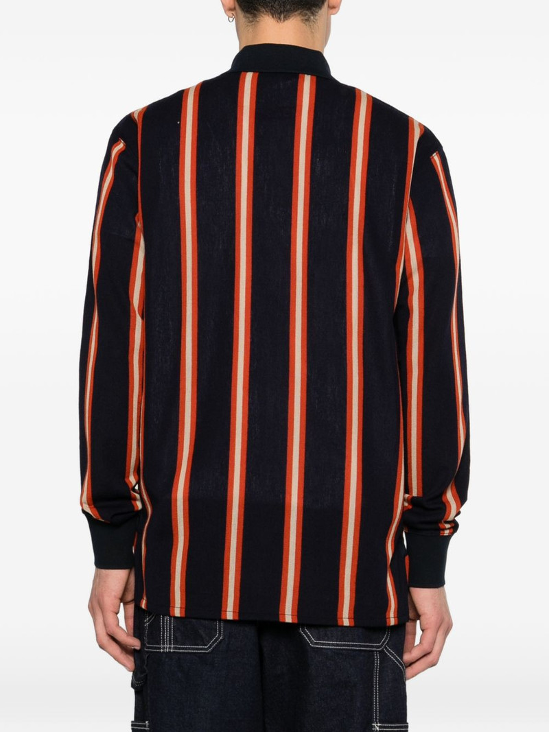 striped long-sleeve polo shirt 4