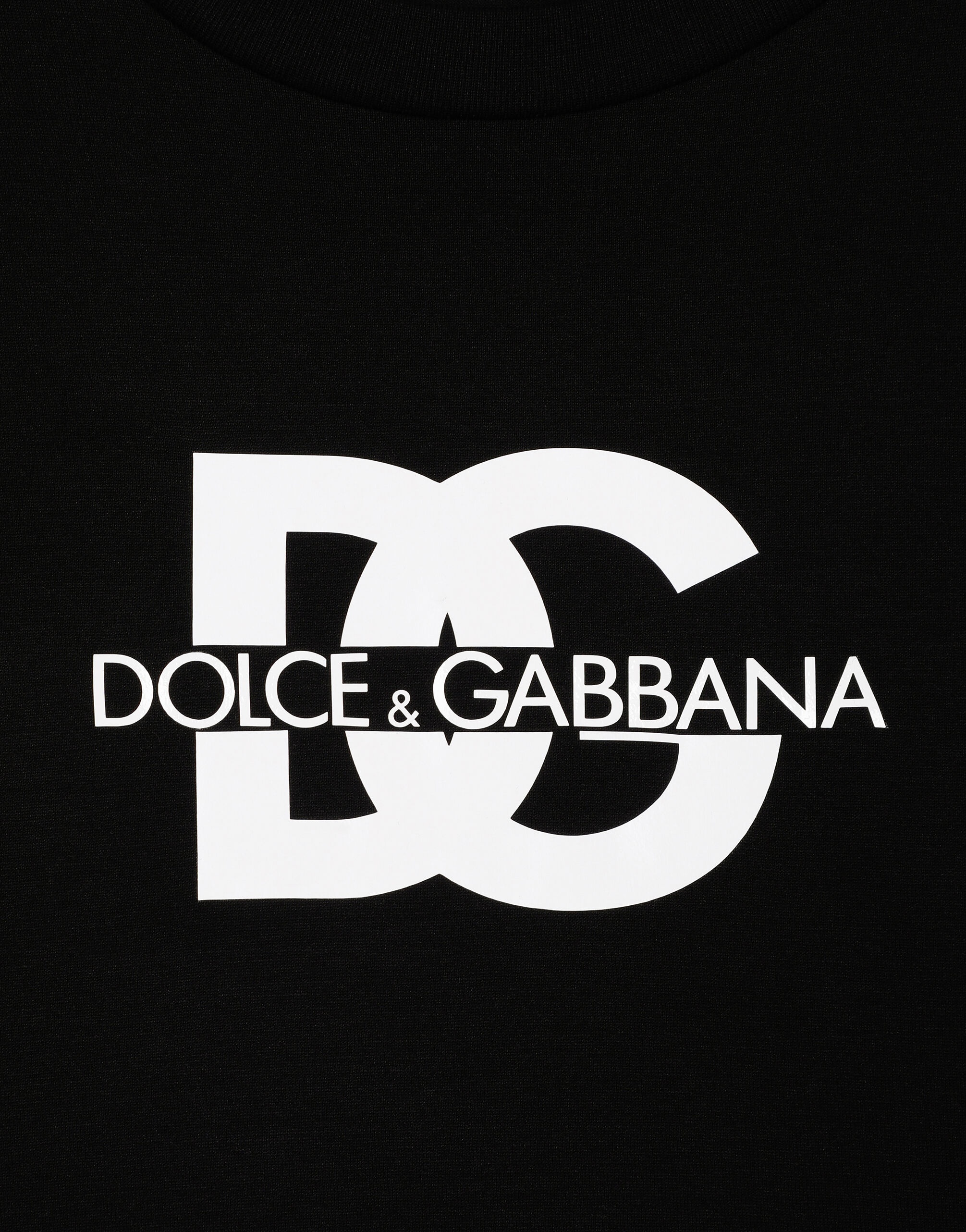 Short-sleeved T-shirt with DG logo print - 3