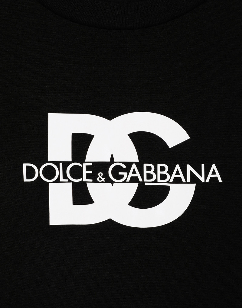 Short-sleeved T-shirt with DG logo print 3