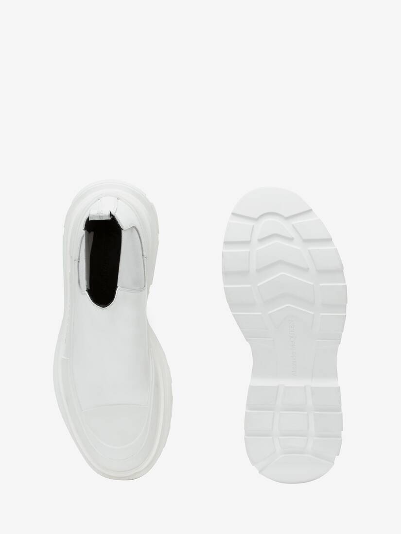Tread Slick Boot in White/silver - 4