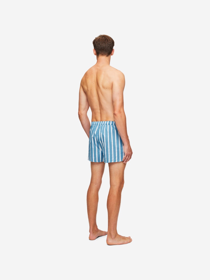 Men's Modern Fit Boxers Royal 219 Cotton Blue - 4