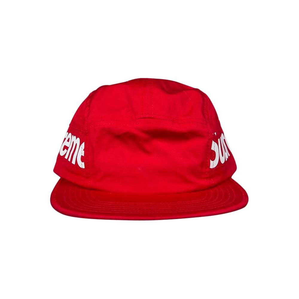 Supreme Side Panel Camp Cap 'Red' - 1