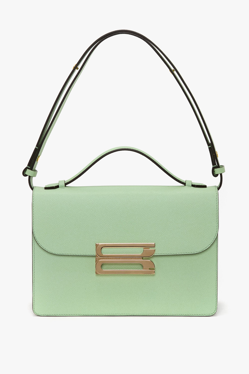 Dorian Bag In Jade Grained Leather 2