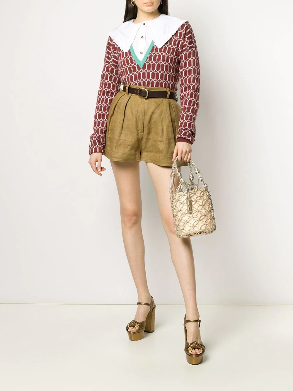 woven bucket bag - 2