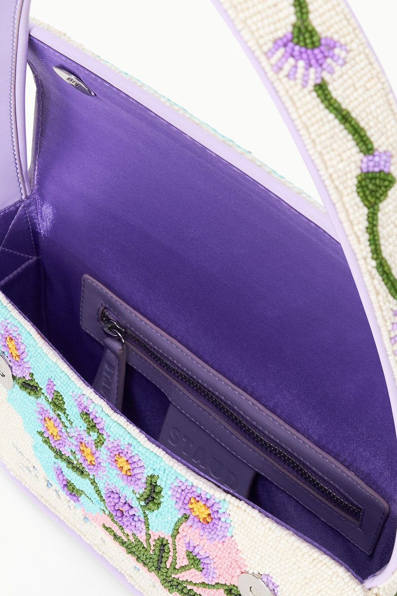 STAUD TOMMY BEADED BAG CALIFORNIA ASTER 6