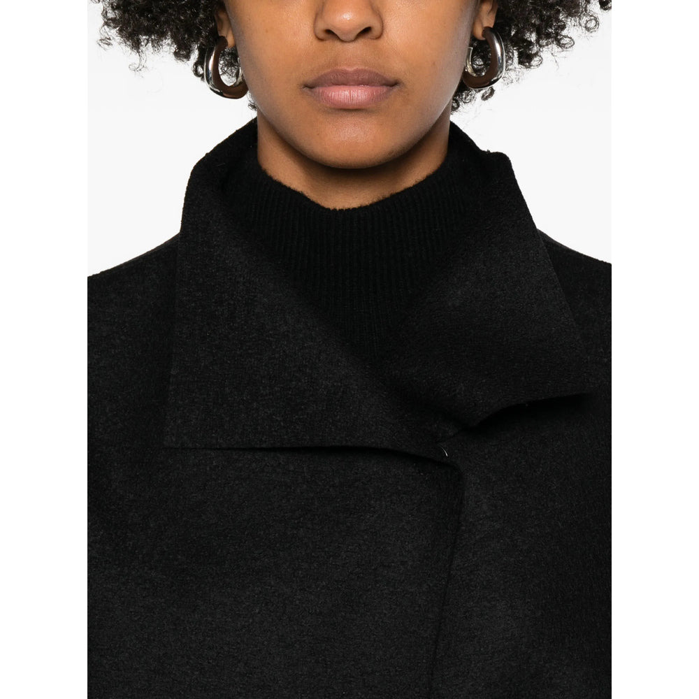 Harris Wharf London Black Coats - Oversized Coats Women - 5
