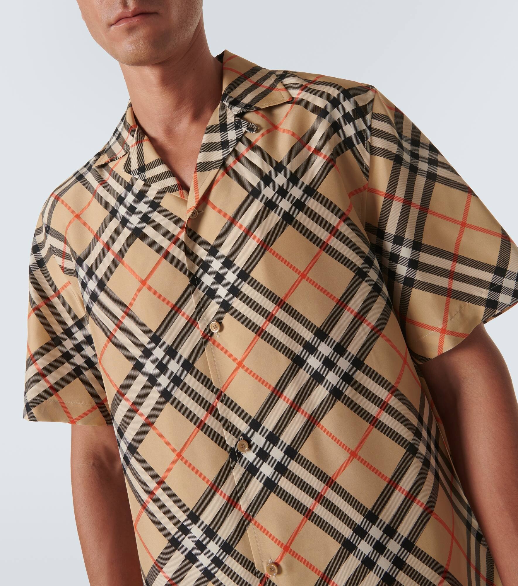 Burberry Check silk shirt - 5