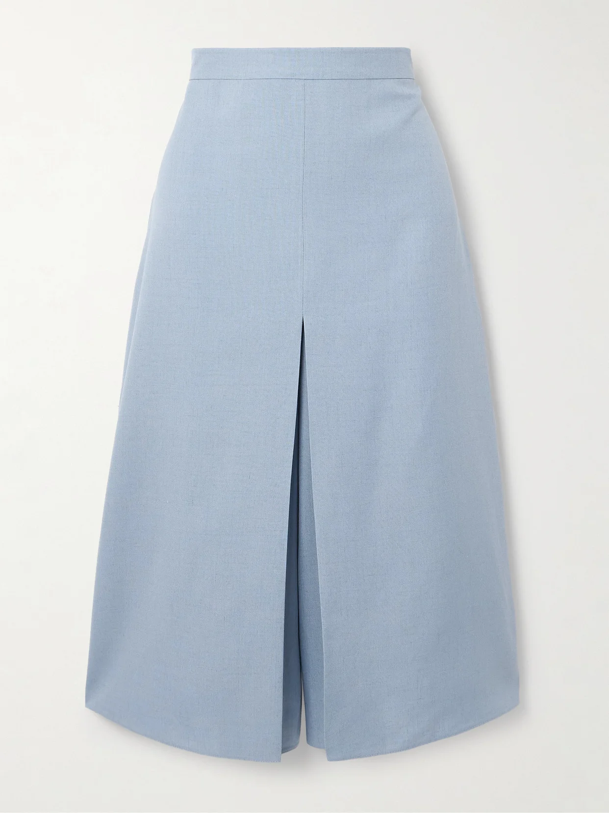 Layered Canvas Wide-leg Pants - 1