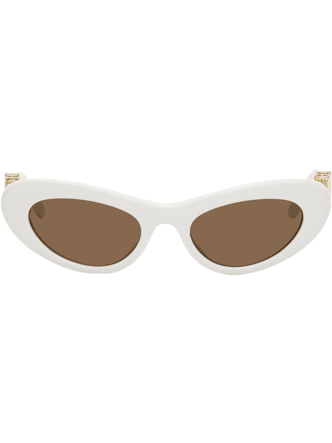 White Cocktail Sunglasses - 1