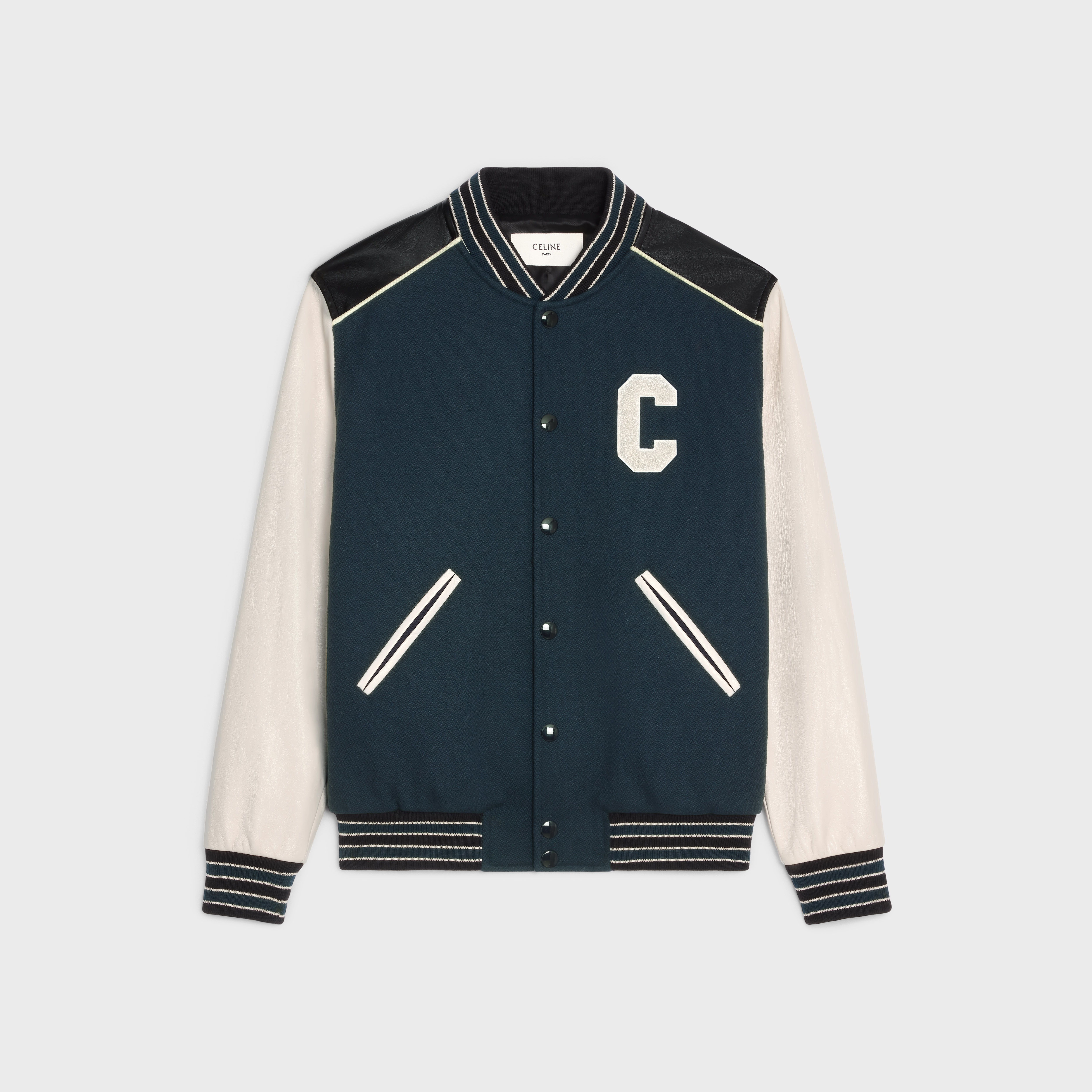 CLASSIC TEDDY JACKET IN TEXTURED WOOL - 1