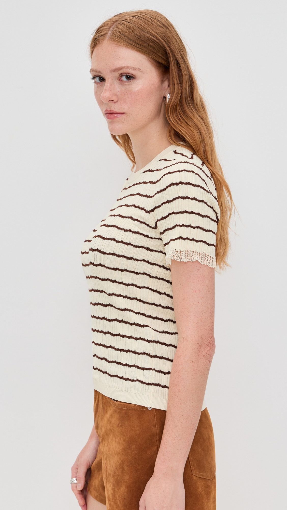 Chiara Stripe Short Sleeve Shirt - 3