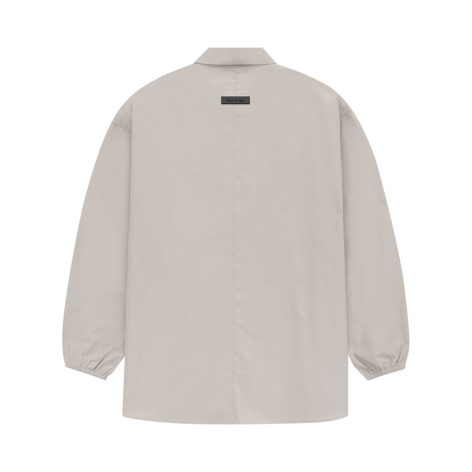 Fear of God Essentials Button Down Shirt 'Silver Cloud' - 2