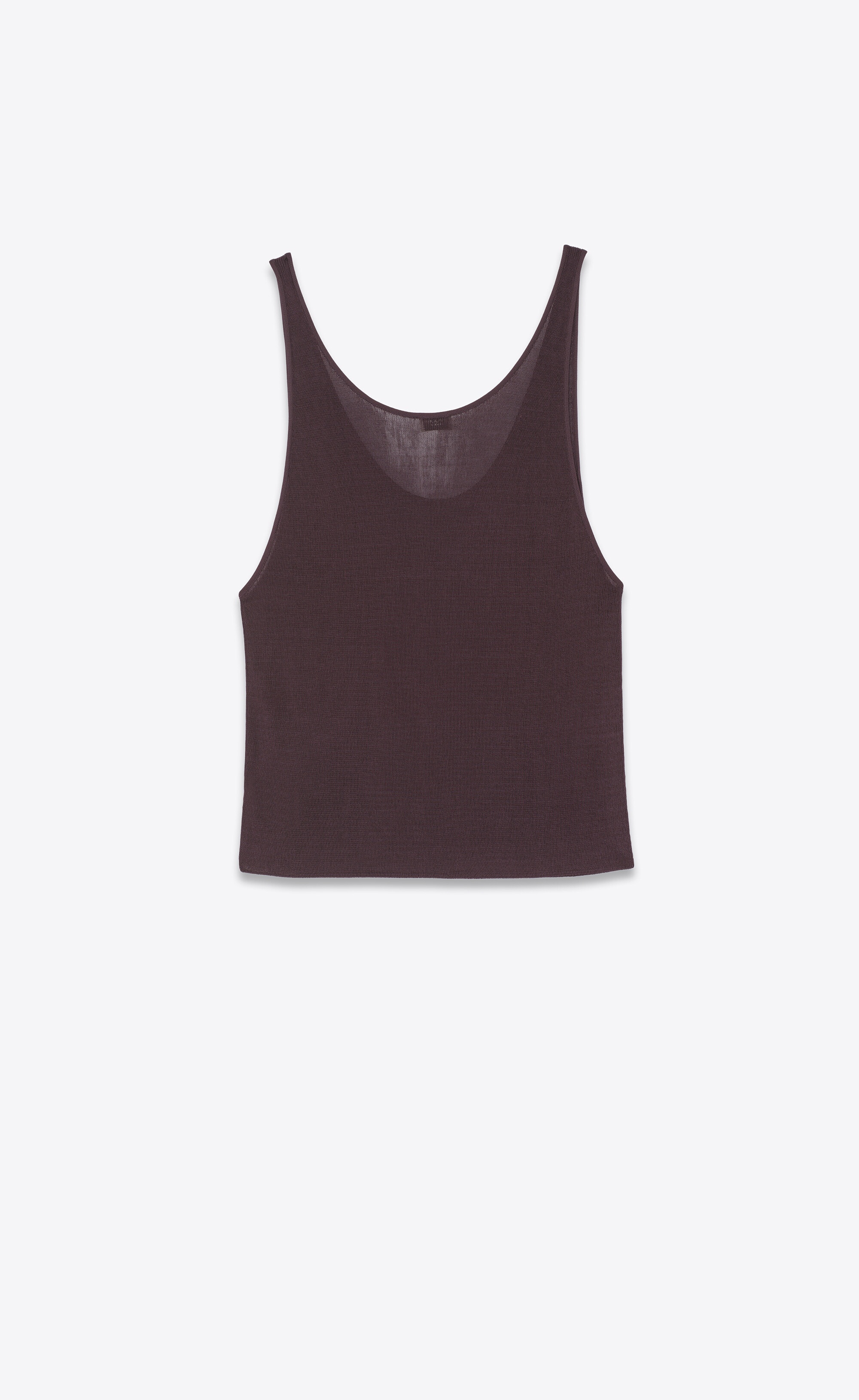 tank top in ribbed viscose - 2