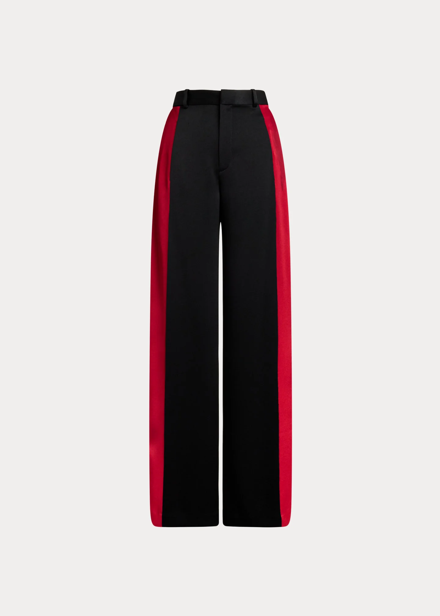 Crepe Wide-Leg Tuxedo Pant - 1