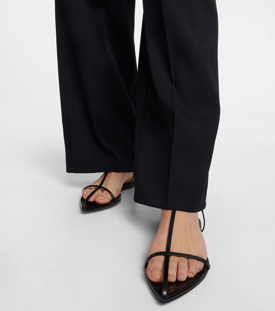 Nappa platform sandals - 4