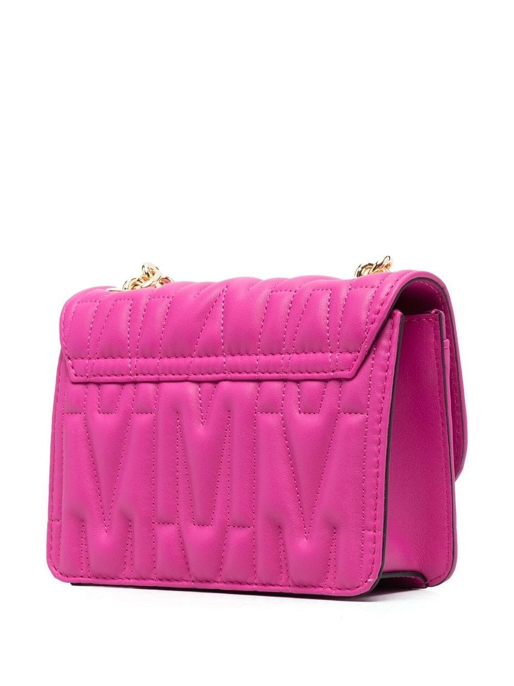 M-logo quilted shoulder bag - 3