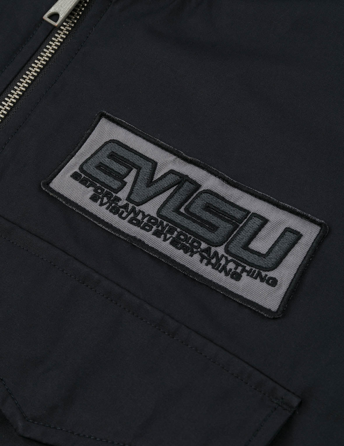 Multi Logo Badges Embroidery Regular Fit Padded Bomber Jacket - 8