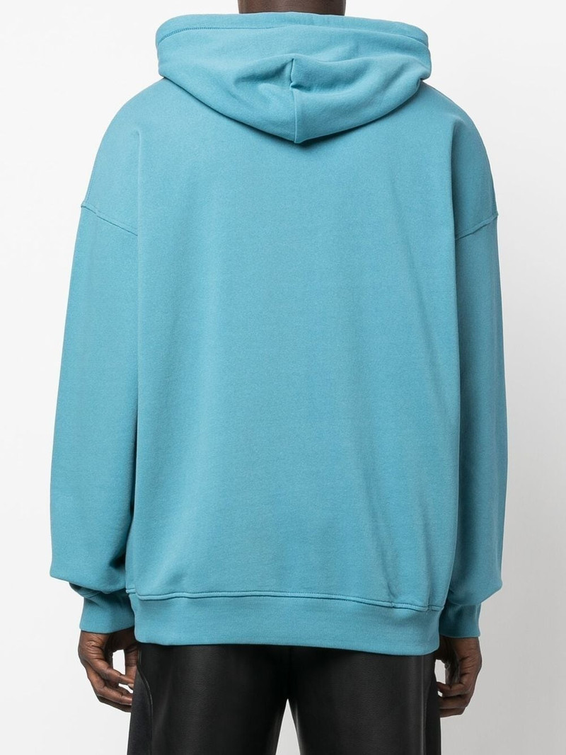 logo-print pullover hoodie 4