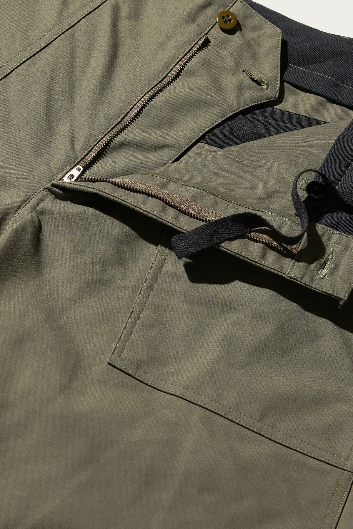 Fatigue Pant - Olive Cotton Double Cloth - 3