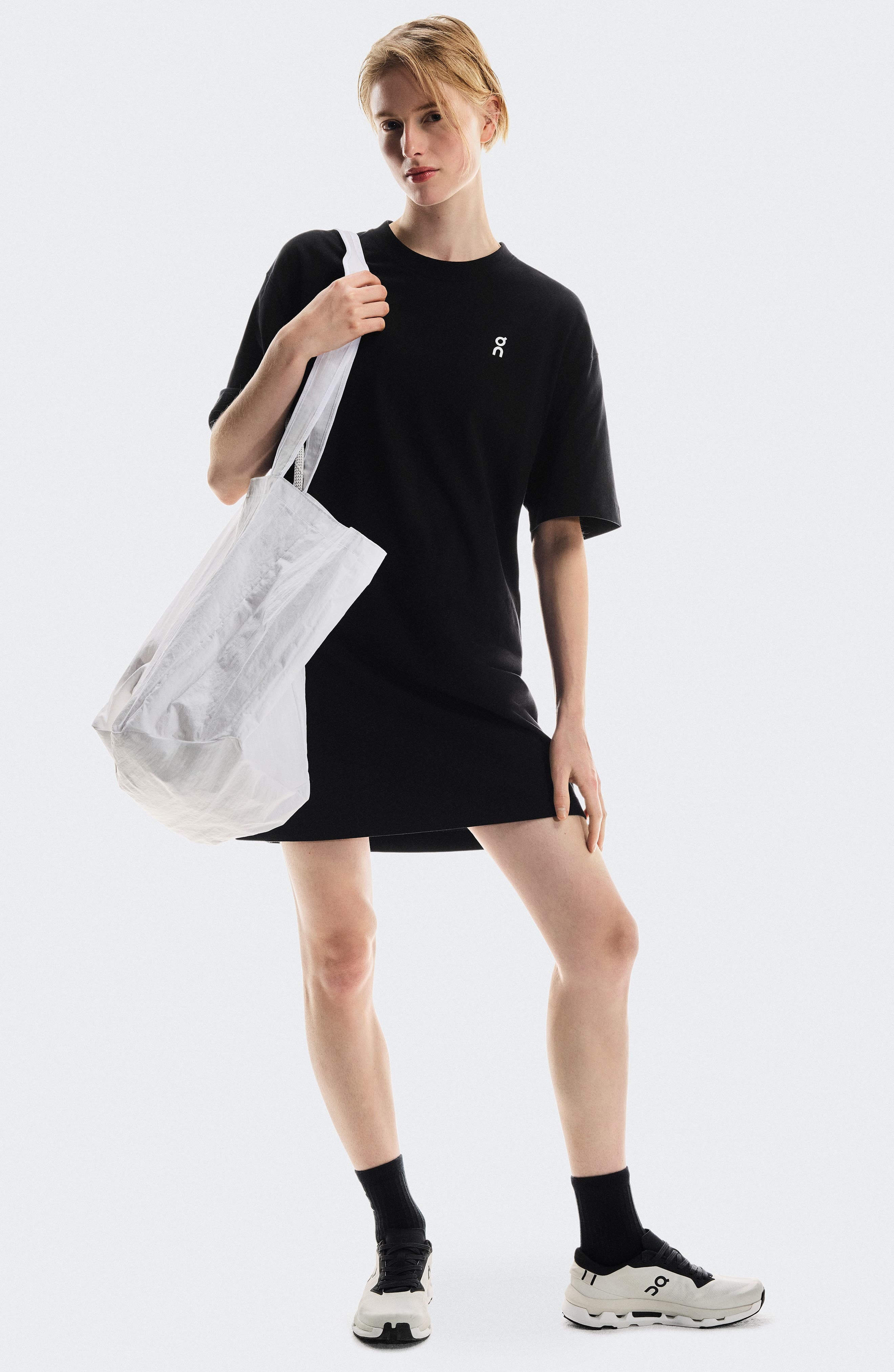 On Club T-Shirt Dress in Black at Nordstrom - 5