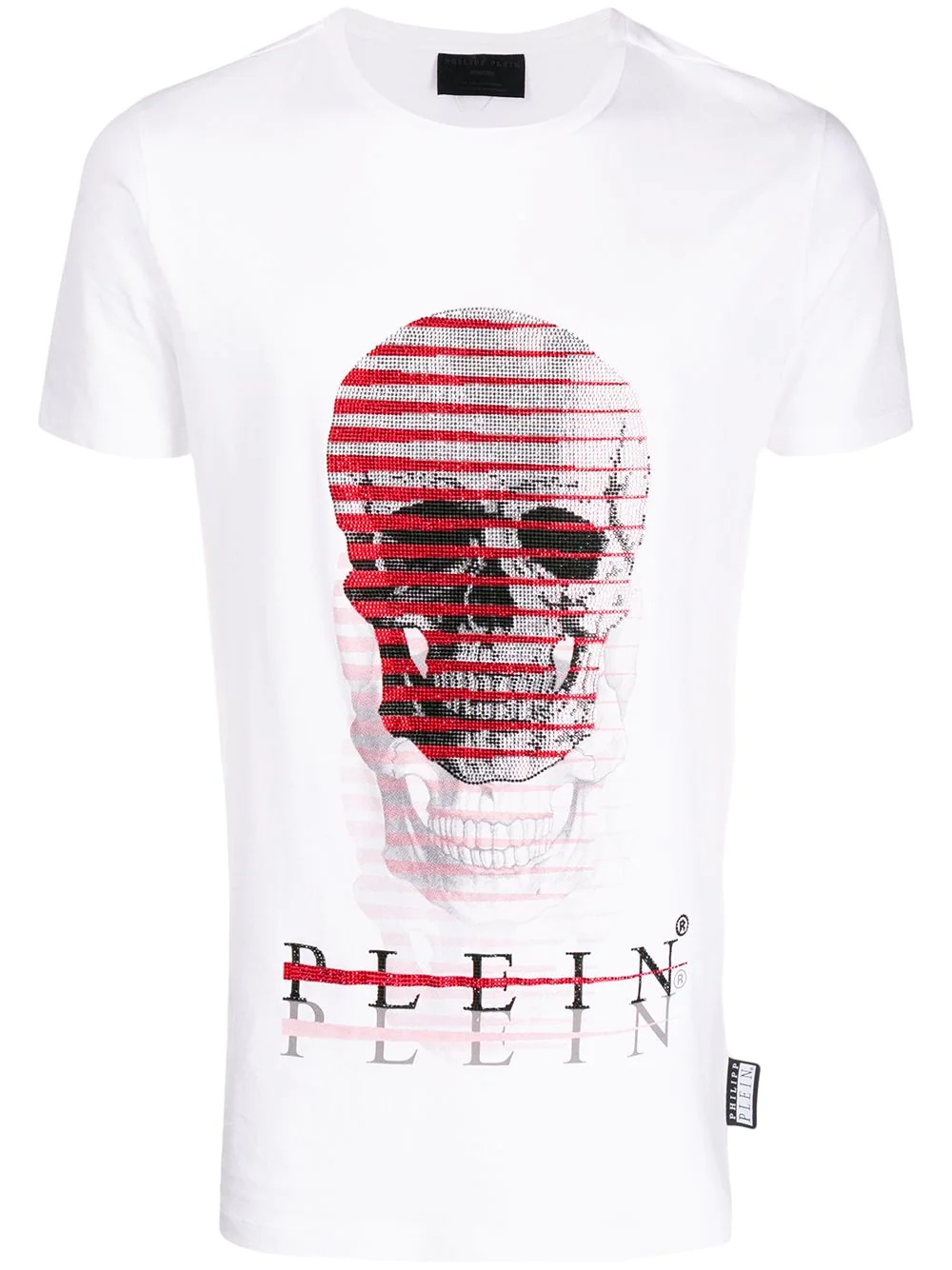 skull print T-shirt - 1