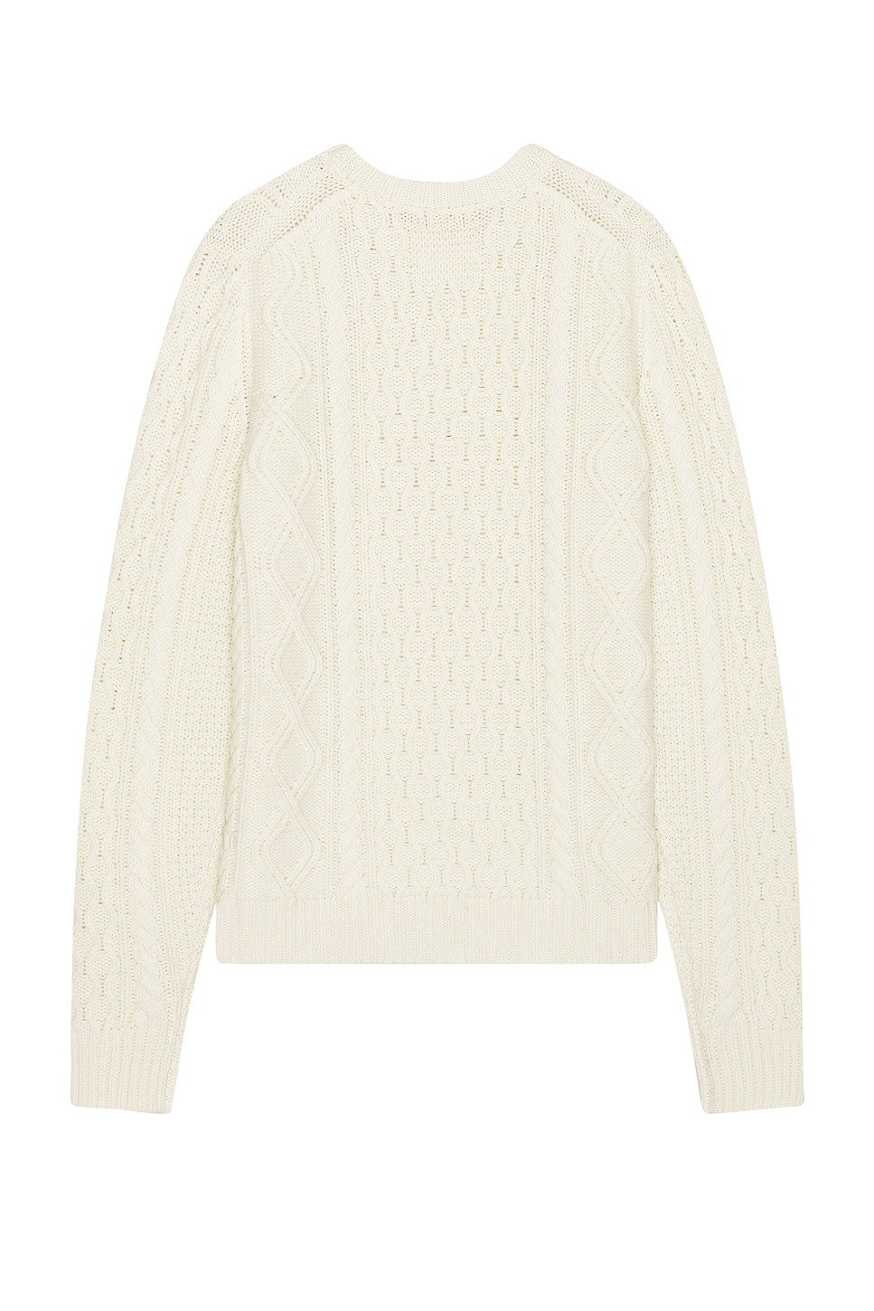 Allday Cable Crew Neck Sweater in Cashmere Blend - 2