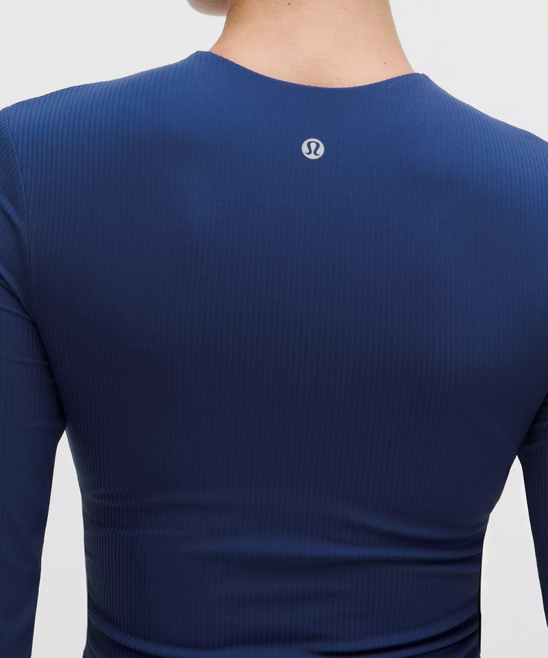 All It Takes Ribbed Nulu V-Neck Long-Sleeve Shirt *B-D Cups 5