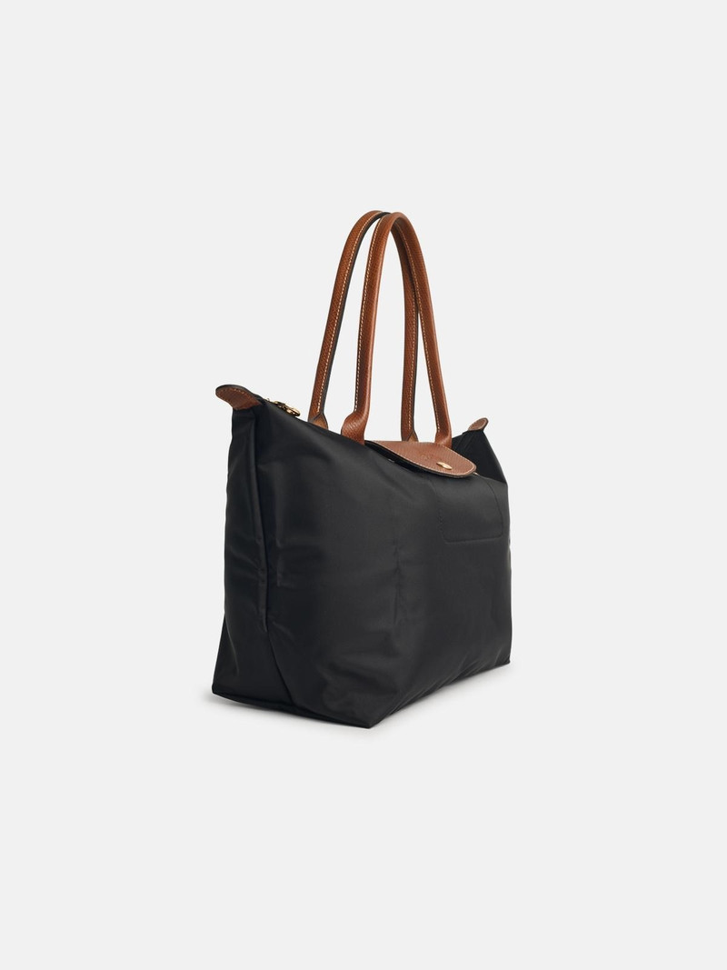 Longchamp 'M LE PLIAGE ORIGINAL' BLACK RECYCLED TELA SHOULDER BAG outlook