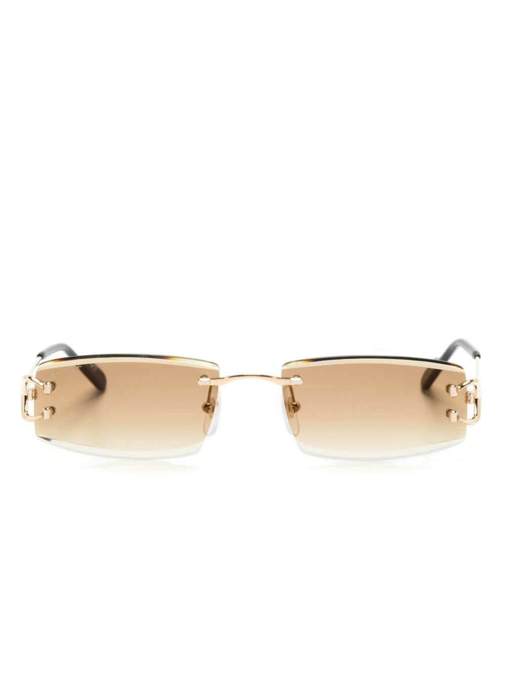 rectangle-frame sunglasses - 1