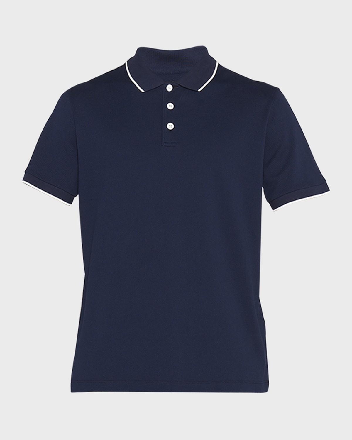 Men's Tipped Polo Shirt - 1