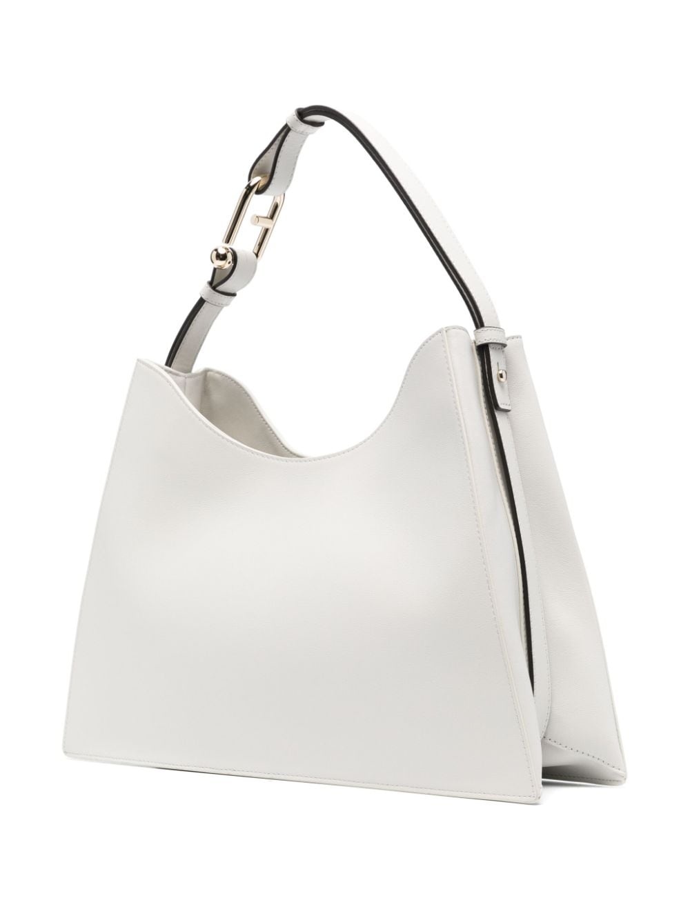 logo-debossed shoulder bag - 3