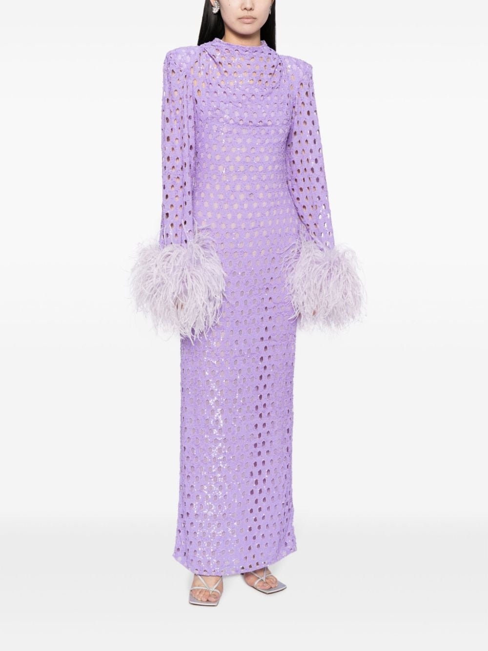Mara perforated gown - 2