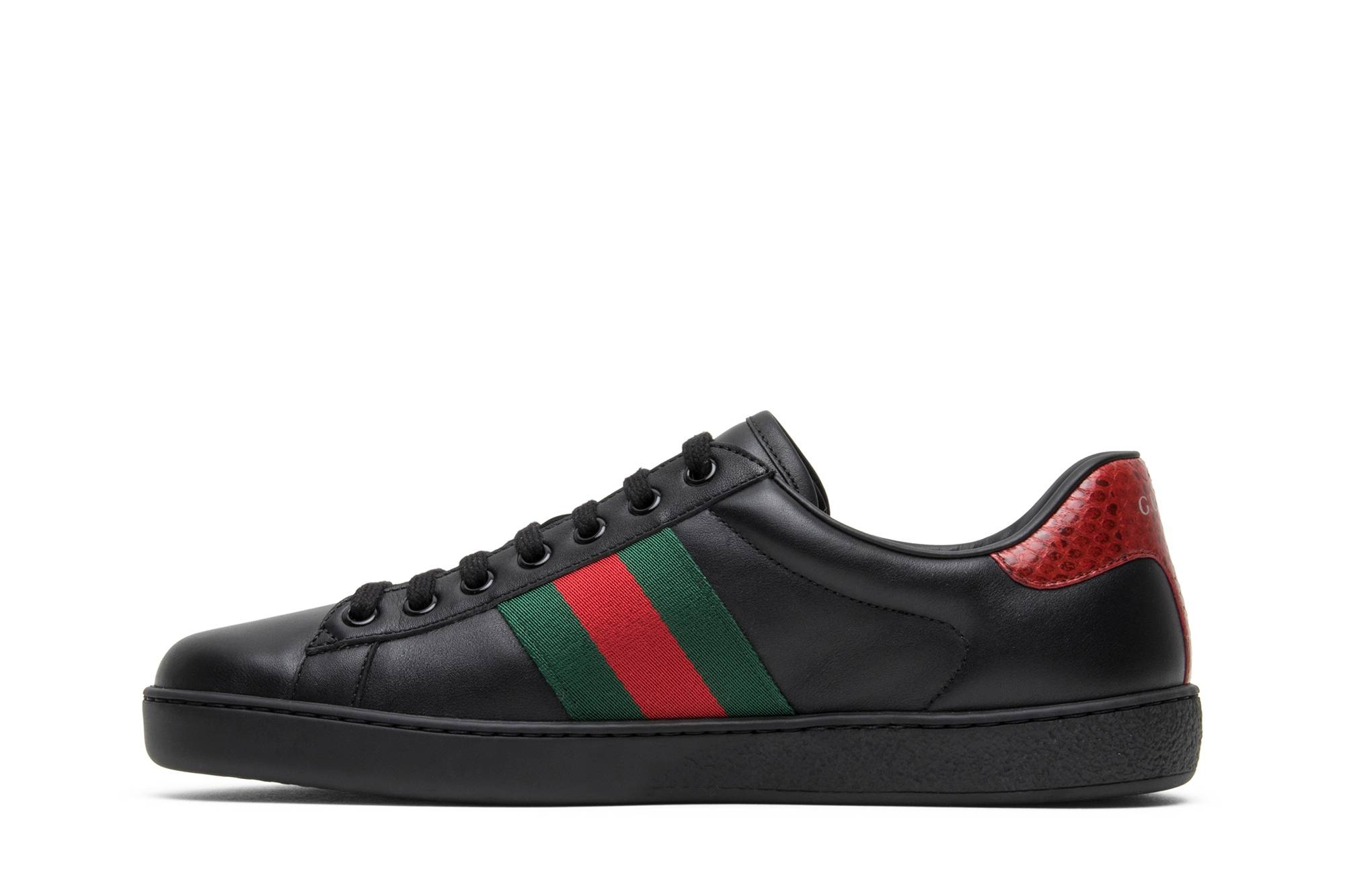 Gucci Ace Leather 'Black' - 3
