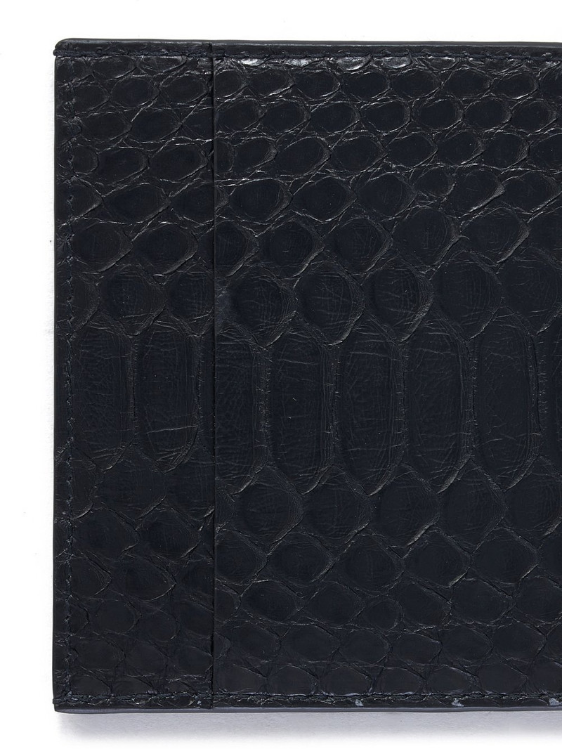snakeskin-effect leather cardholder 3