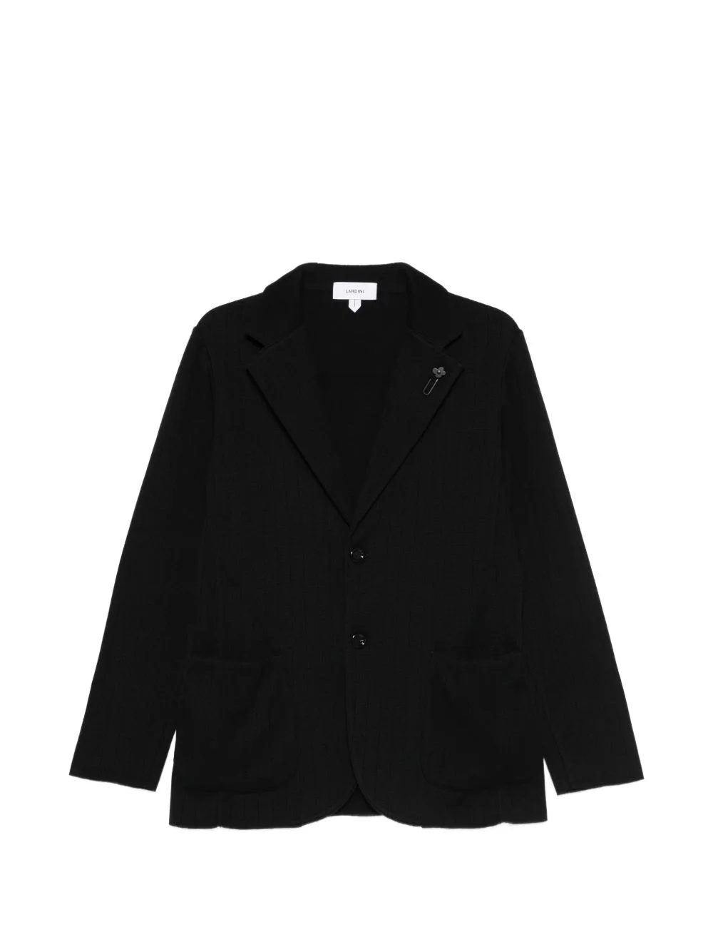 notched patch-pocket jacket - 1