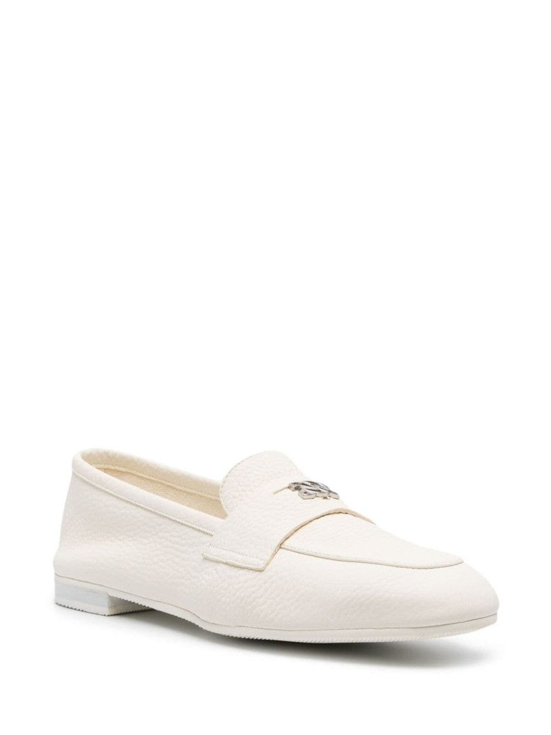 CASADEI Antilope leather loafers outlook