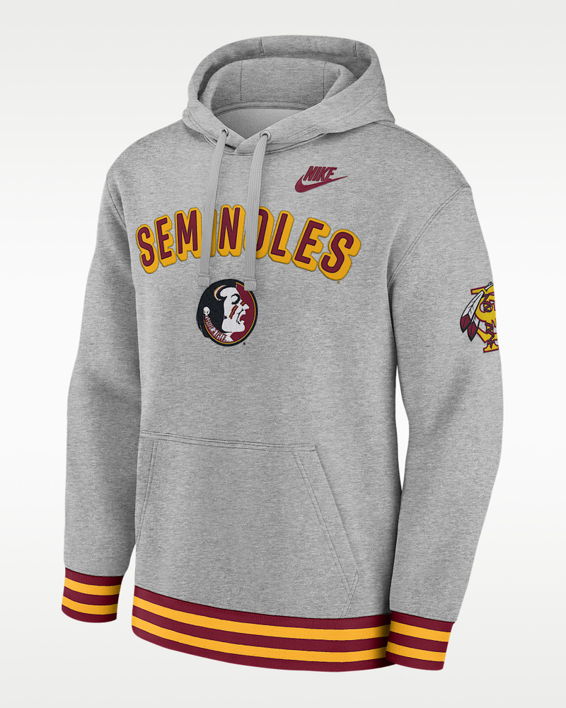 Florida State Legacy Retro Men’s Nike College Pullover Hoodie 1
