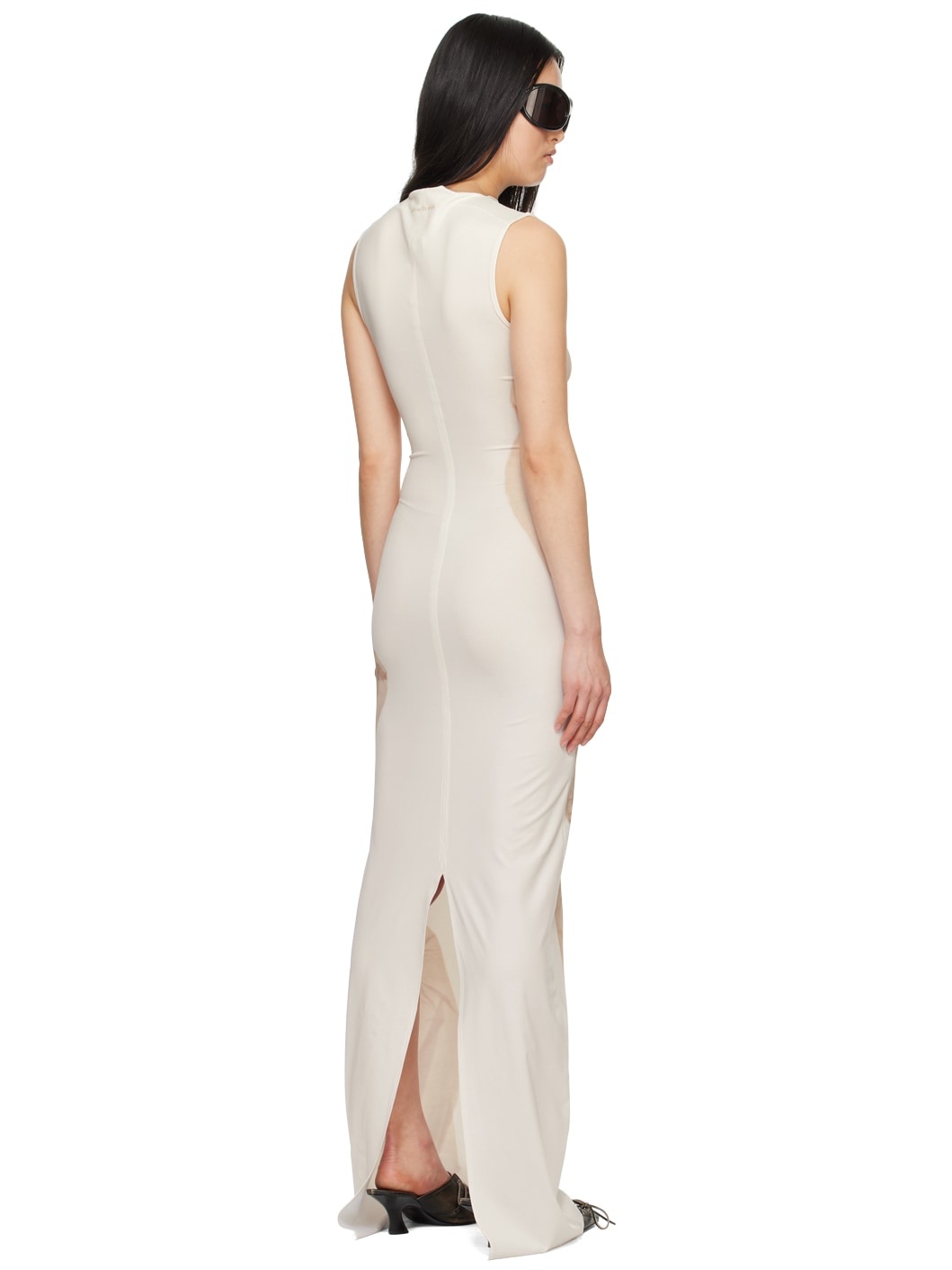 Beige Seamless Maxi Dress - 3