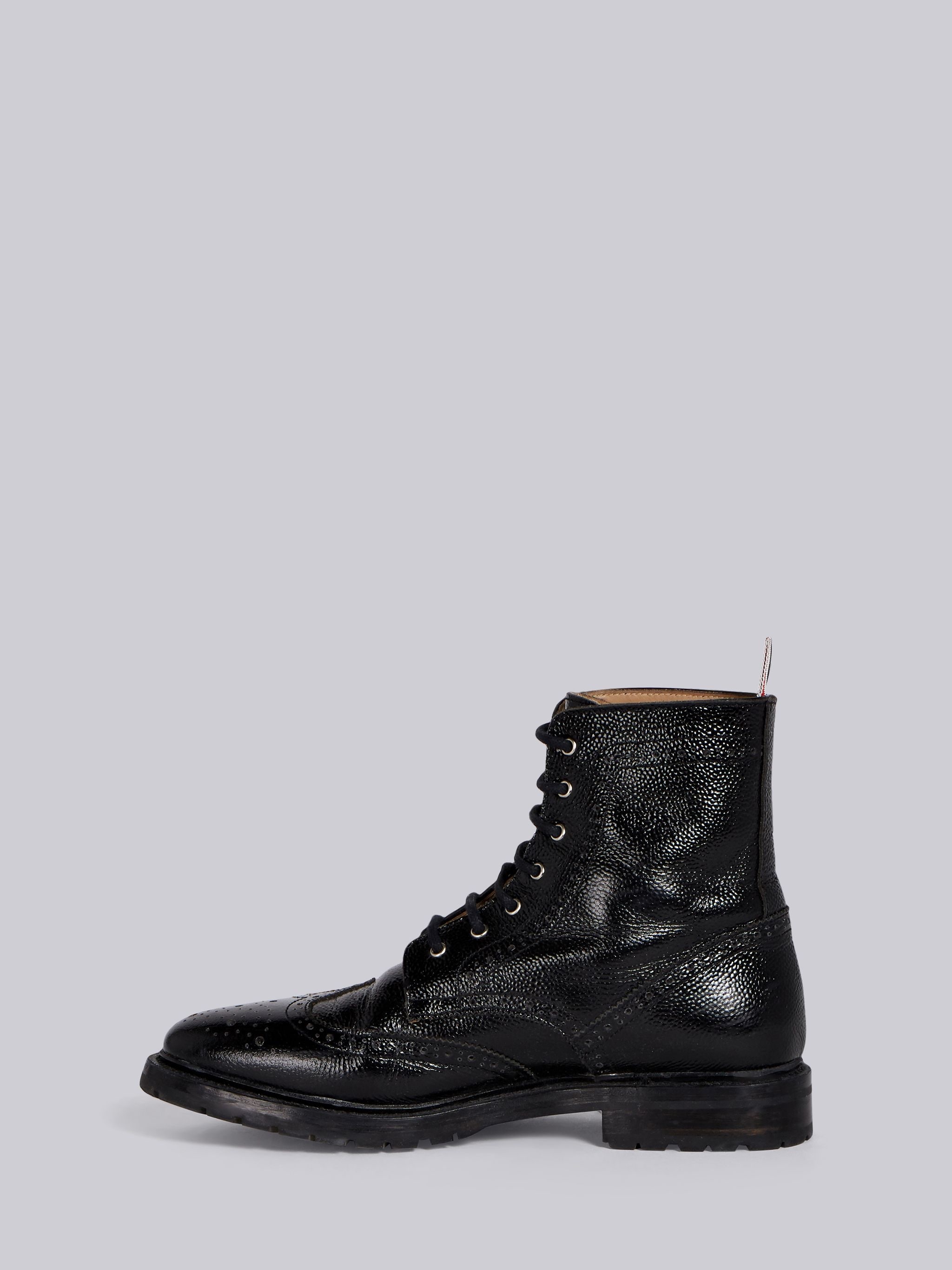 Pebble Grain Wingtip Boot - 3