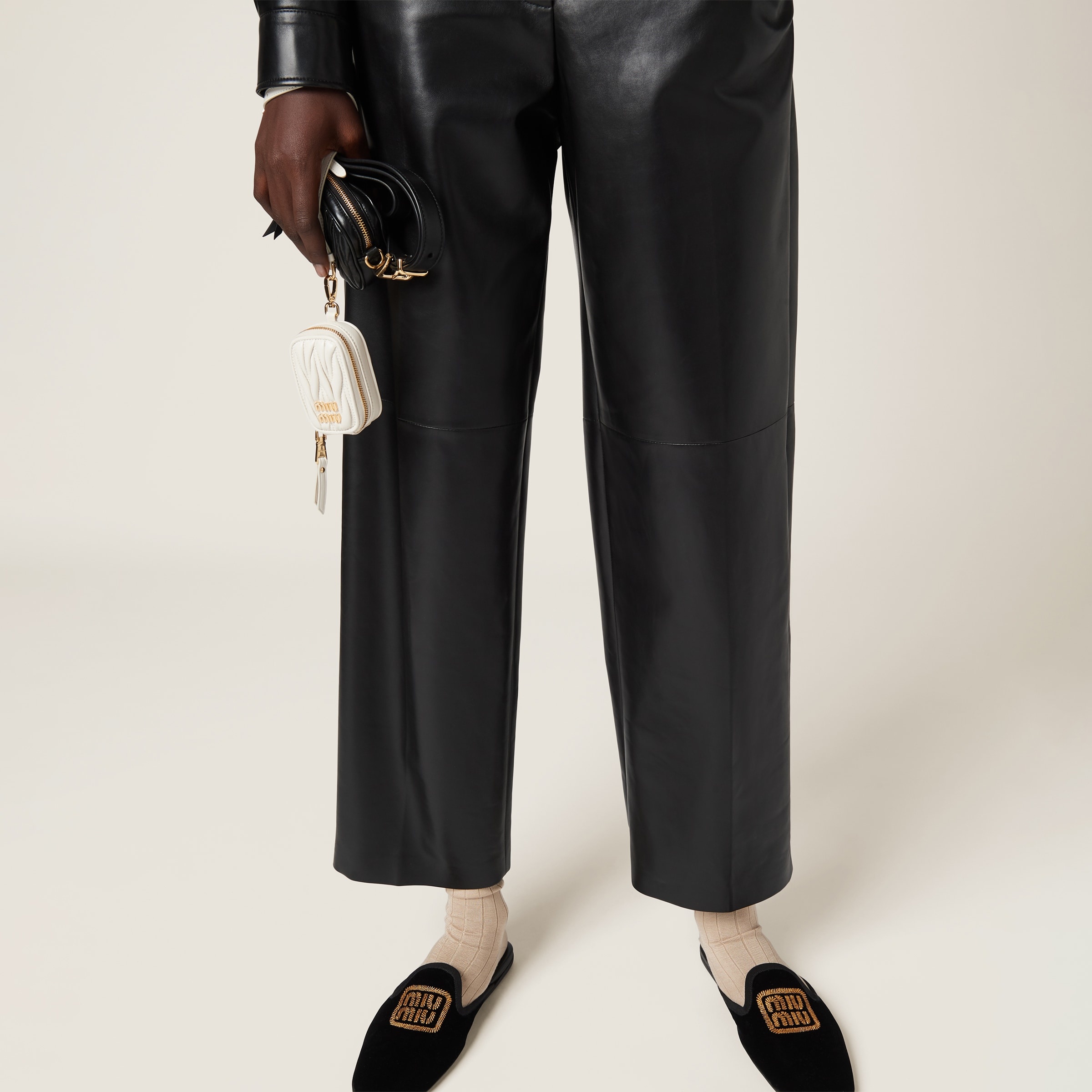Nappa leather pants - 4