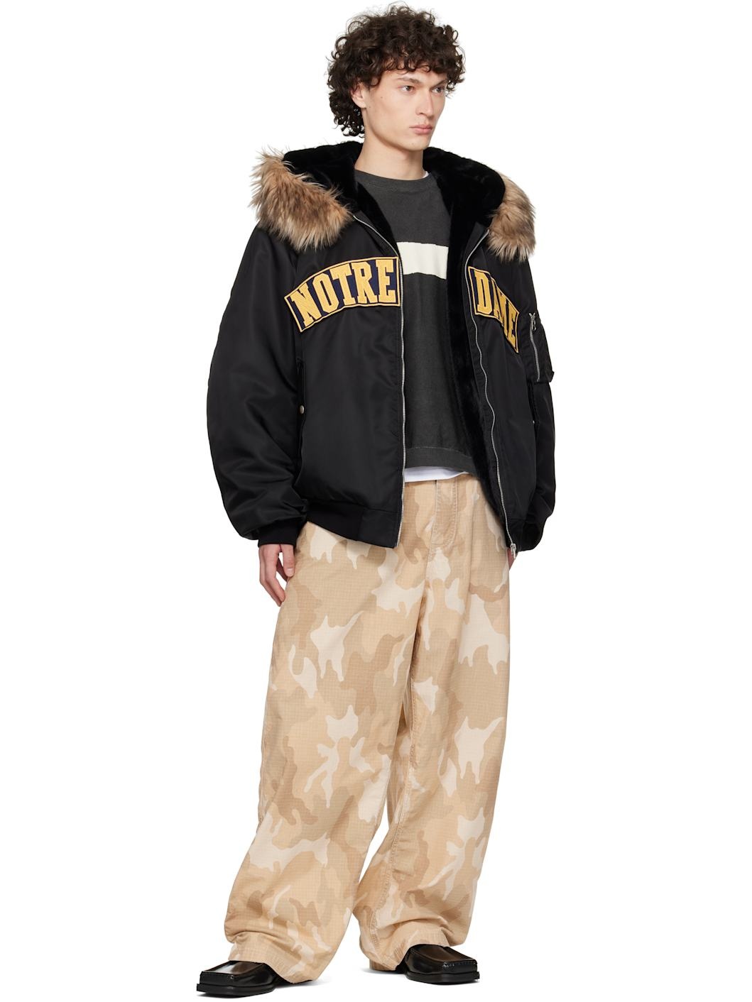 Khaki 'Big Daddy' Reversible Trousers - 5