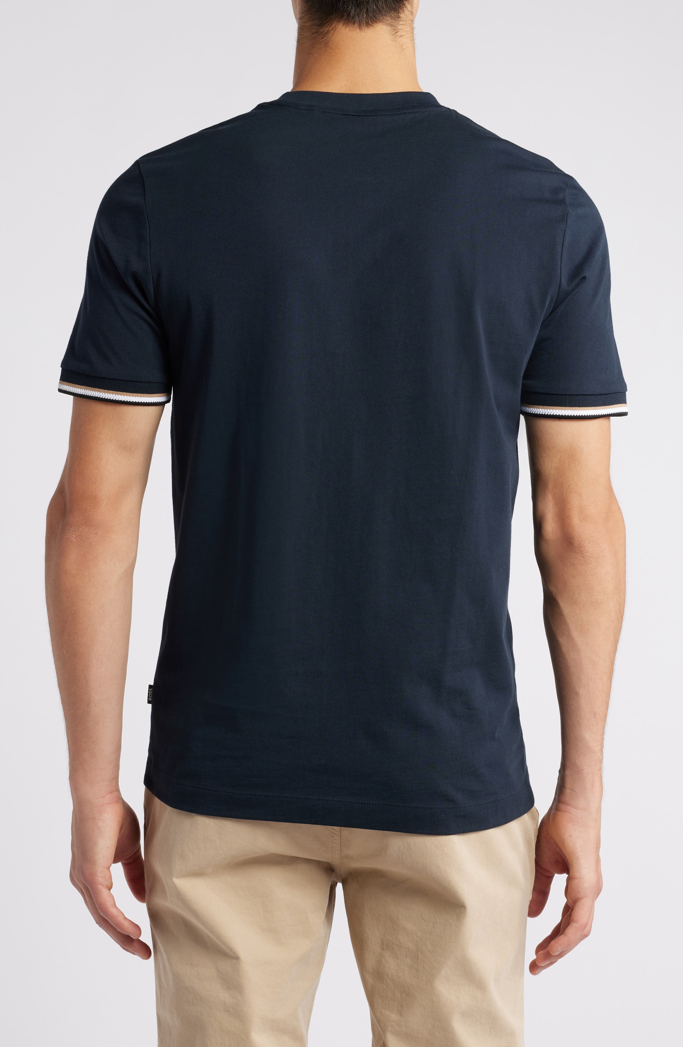 BOSS Thompson Cotton T-Shirt in Dark Blue at Nordstrom - 2