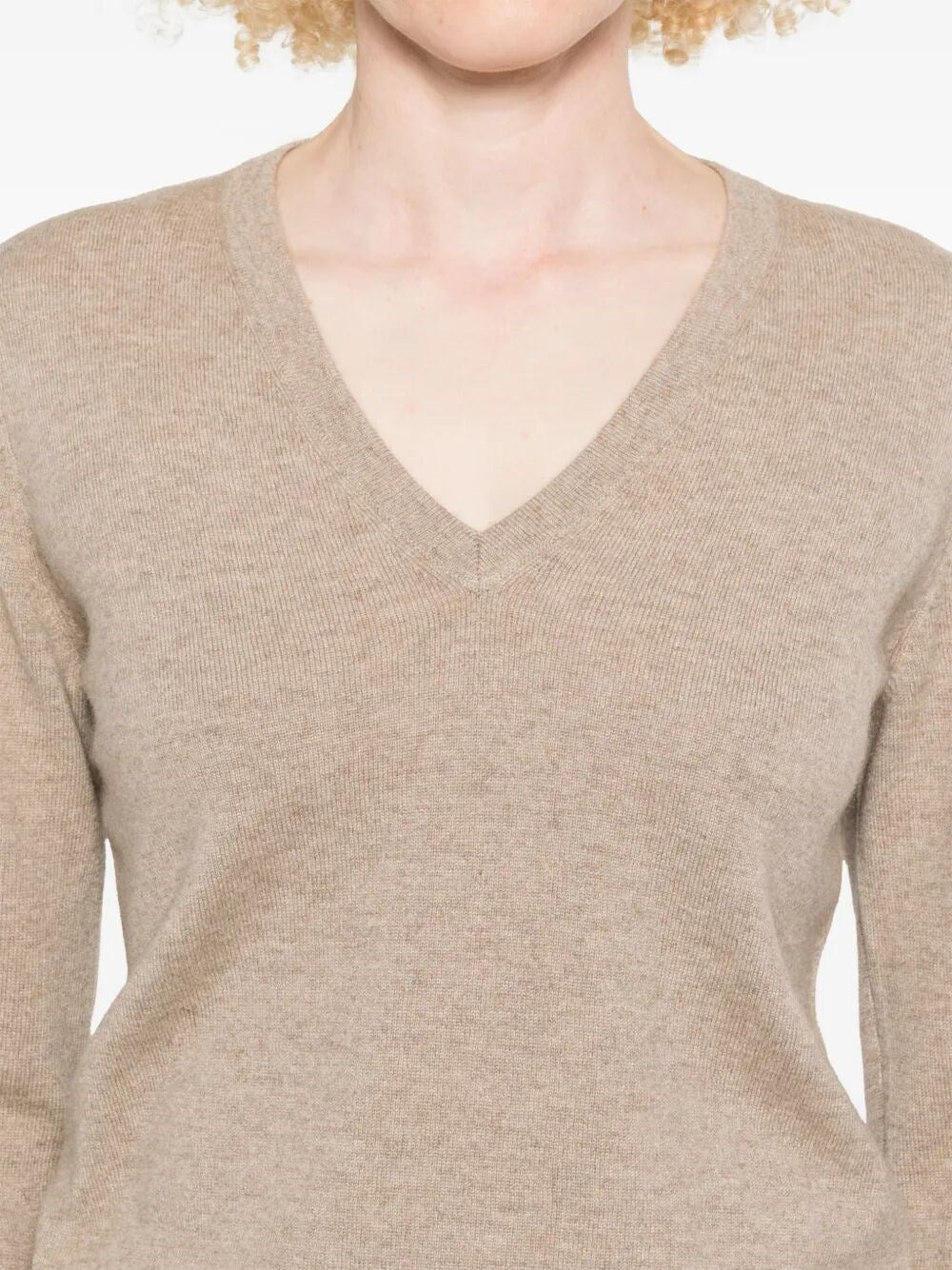 Brunello Cucinelli Women Cashmere Sweater With Monili - 5