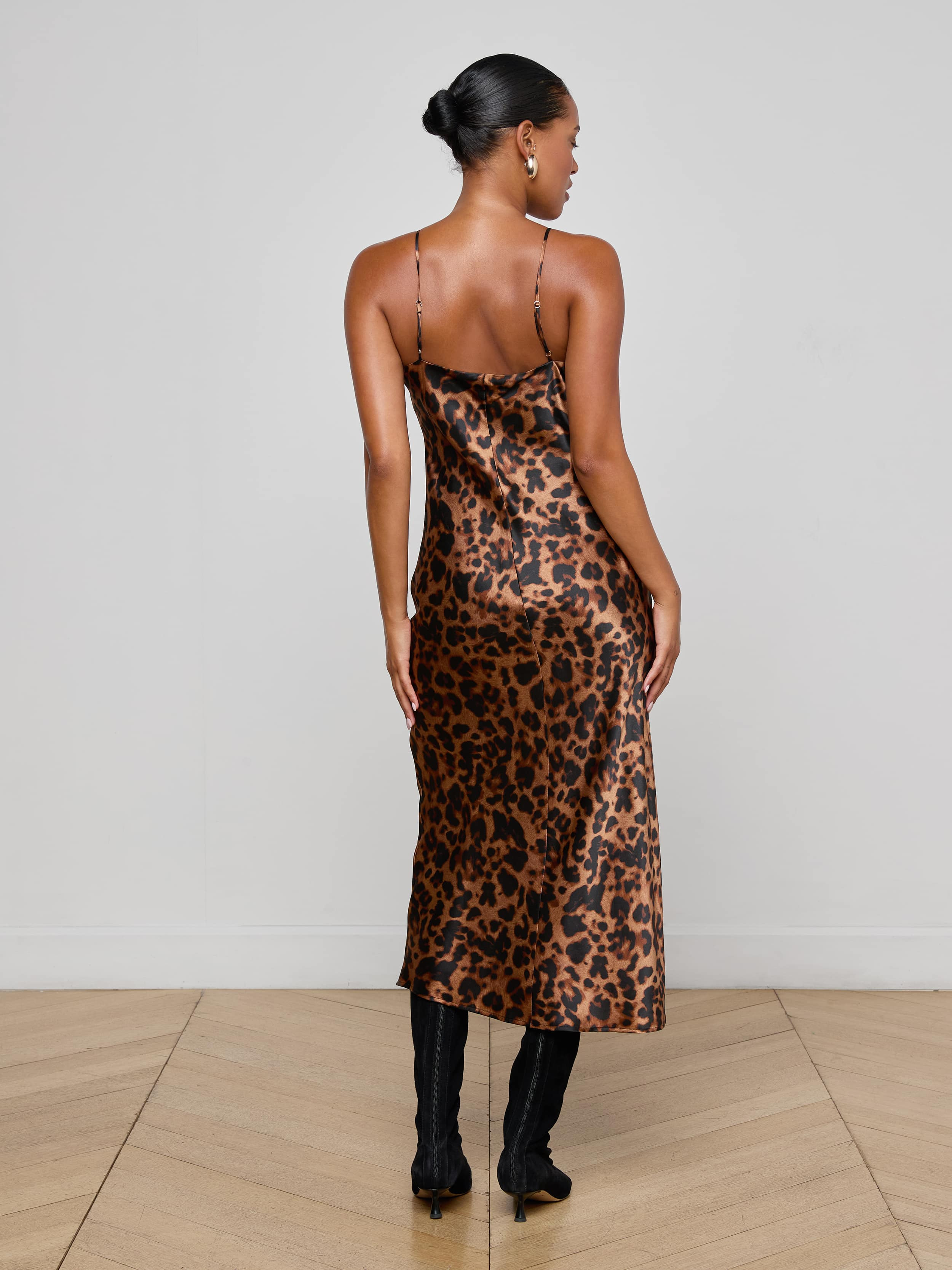 Seridie Silk Slip Dress - 4