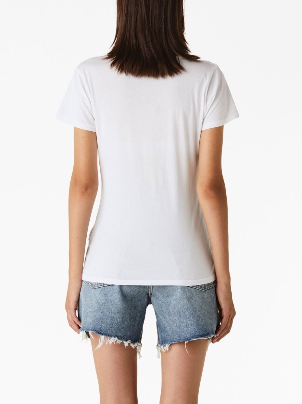 V-neck cotton T-shirt - 3