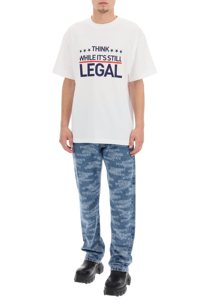 VETEMENTS HUMAN RIGHTS T-SHIRT outlook